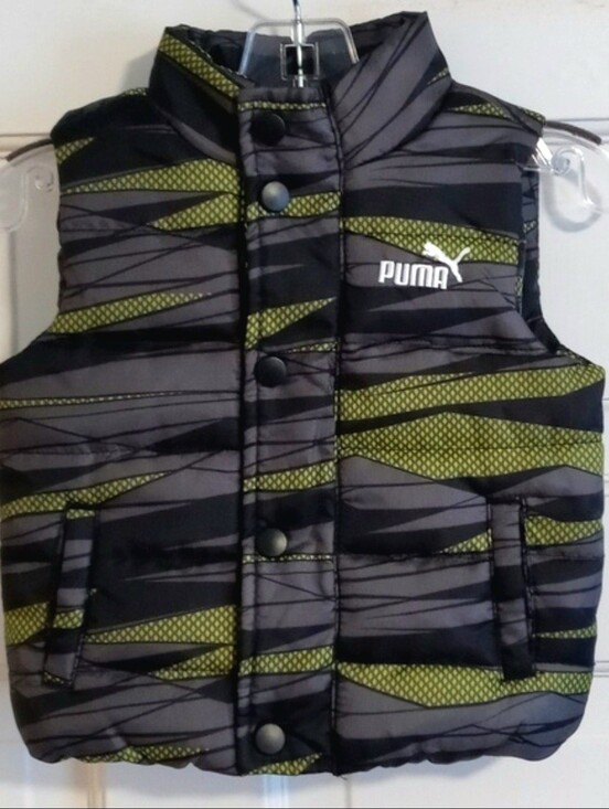 Puma Other - 💚Puma💚 - Black/Gray/Green Camouflage Vest